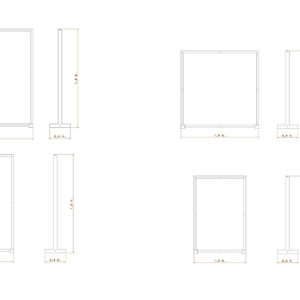 Mamparas-rectangulares-dimensiones Mamparas rectangulares dimensiones