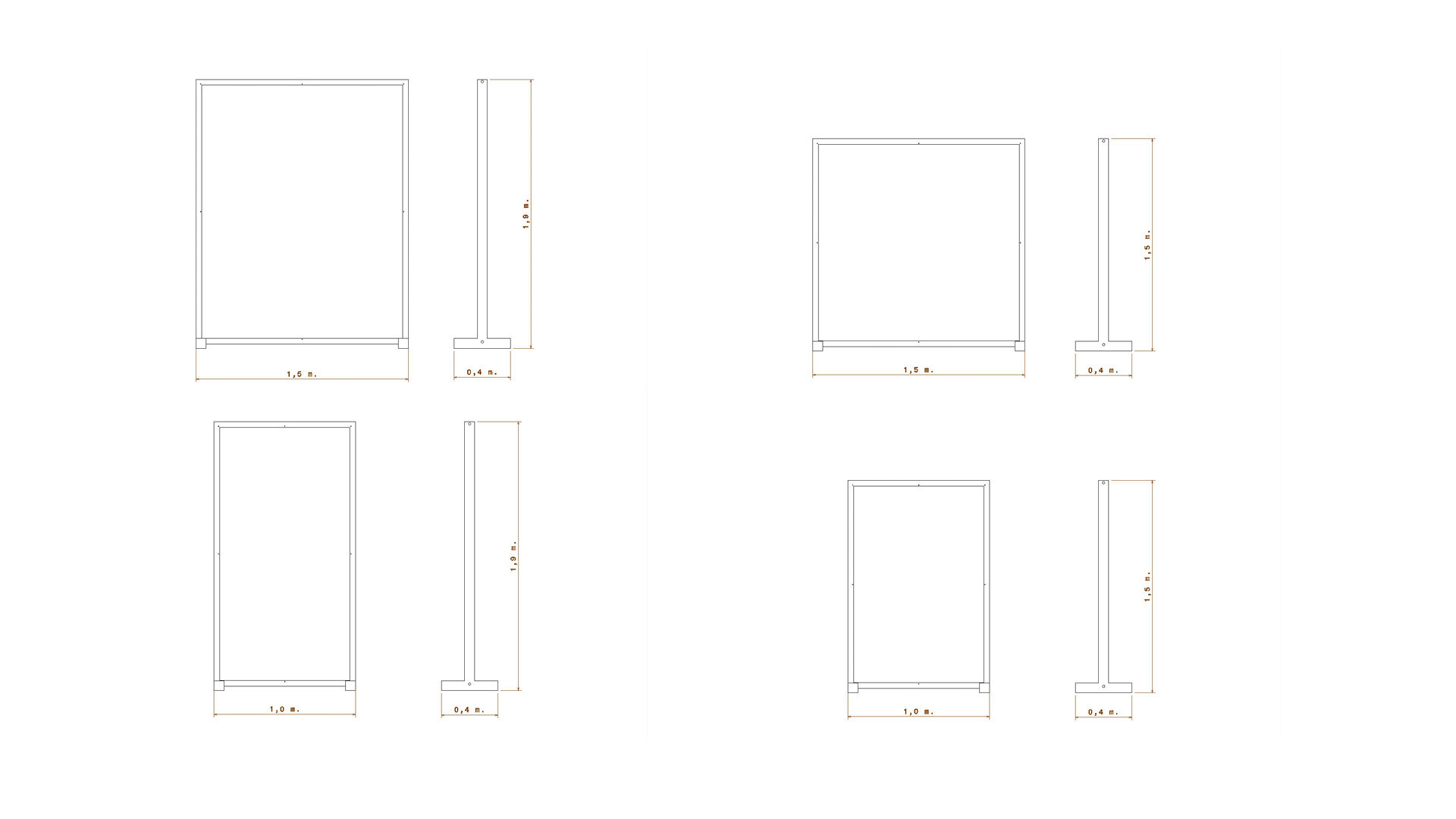 Mamparas-rectangulares-dimensiones Mamparas rectangulares dimensiones